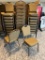 Lot of 25 Stacking Banquet Chairs - Mity-Lite, Fabric Design, Padded