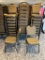 Lot of 25 Stacking Banquet Chairs - Mity-Lite, Fabric Design, Padded