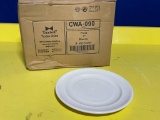 New Case of 24 CWA-090 9in Plates, Tuxton China