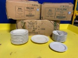 3 New Cases of Plates & Saucers, 7-1/4in Plates, 5-1/2in Plates, 6in Saucers