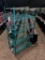 Mobile Dunnage Shelving Rack, 21in x 30in x 58in