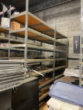 HD Steel Shelving w/ Wood Shelves, 3 Connected Units, ea. 12ft H, 6ft W, 30in D, 7 Shelves