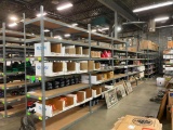 HD Steel Shelving w/ Wood Shelves, 5 Connected Units, ea. 10ft H, 6ft W, 30in D, 7 or 6 Shelves