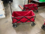 ULINE Utility Wagon, Collapses to Portability, 7in Wheels, 36in x 19in x 22in, Model: S-21433