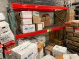 Pallet Racking: 1 Section w/ Wire Mesh Shelves, 10ft Beams, 8ft Uprights, 42in D x 58in W Decks