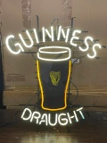 Guinness Neon Beer Sign, 26in