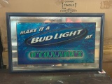 O'Connor's Irish Pub Omaha Bar Bud Light Beer Mirror, 32in