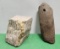 Petrified wood - see picture and possible fossilized tusk - see pictures