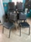 20 Black Stack Chairs, All 20 for One Bid