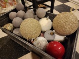 Tote Full of Decorative Balls