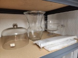 Three Glass Vases, Dome, 2 Wrapped Mystery Items