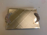 Glass Mirrored Tray