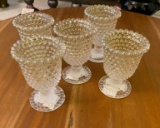 Five Glass Votive Holders