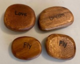 Wood Pieces, Fly, Dream, Love