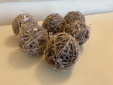 Decorative Glass Balls w/ Twine