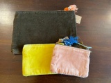Three Purses or Zippered Pouches