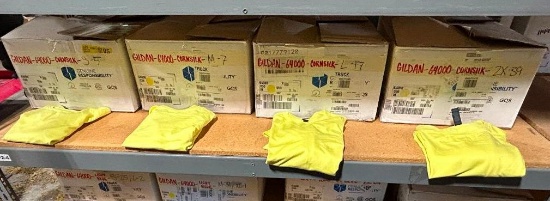 4 Boxes of T-Shirt Blanks, 5-S, 7-M, 17-L, 39-XXL