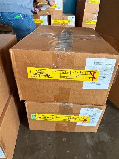 2 Boxes of T-Shirt Blanks, 72-L, 72-XL, LADIES SLEEVELESS RAGLAN W/ SHIRTTAIL HEM, TRI-BLEND, WHITE