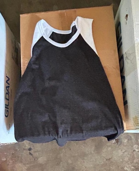 Box of T-Shirt Blanks, 72-M, Sleeveless, 2-Color