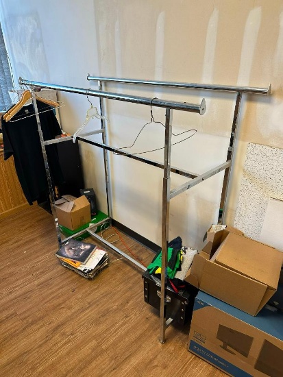 Stationary Chrome Clothing Rack