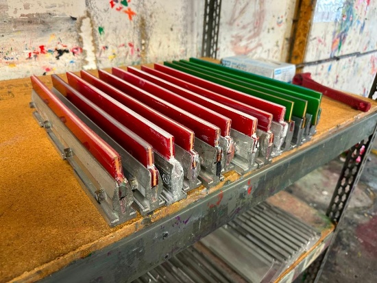 M&R Automatics Triple Durometer Squeegee Holders & Squeegees