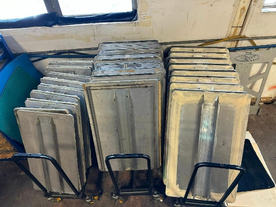 Large Supply of Pallets for Screen Printing