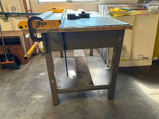 shur-loc E-Z Retensionable Frame System & Work Table