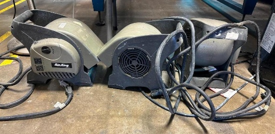 Lot of 3 Floor Fans
