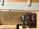 2 Sealed Cases; Dani Filth Limited Edition Bobble Heads, 18/Case, 36 Total, New w/ Orig. Boxes &