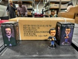 Sealed Case, Edgar Allen Poe Limited Edition Bobble Heads, 18/Case, New w/ Orig. Boxes & Packaging
