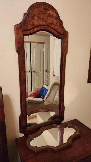 Wooden Decorative Mirror 40 In Tall x 20 In Wide