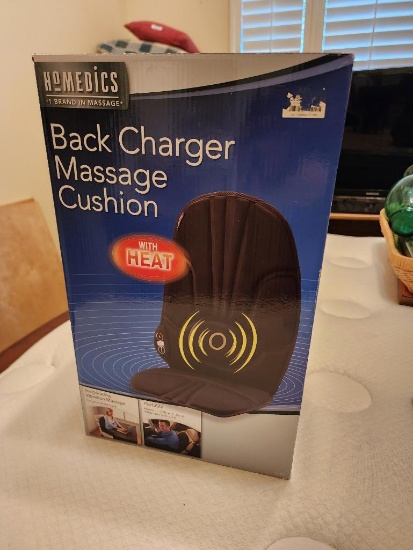 Back Massage Cushion & Charger New In Box