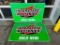 Two Metal Interstate Batteries Sold Here Signs, 30in H 48in W