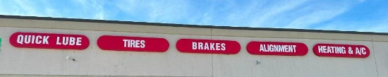 Group of Five, General Auto Related Exterior Building Signs