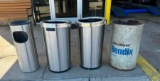 Four Trash Cans