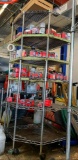 Corner Shelving Unit w/ New Oil Filter Inventory