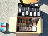 Box of Police Brake Parts and Big A and Stant Thermostats, NOS