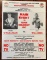 Original Onsite Poster Cus Damato Boxing Team, Cus's KO's 8 Fight Pro Card, Kevin Rooney 24in x 18in