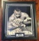 Mike Tyson w/ Tiger 22in x 26in Signed Custom Framed Photo w/ Fiterman COA
