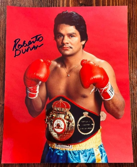 Roberto Duran Signed 8x10 Photo