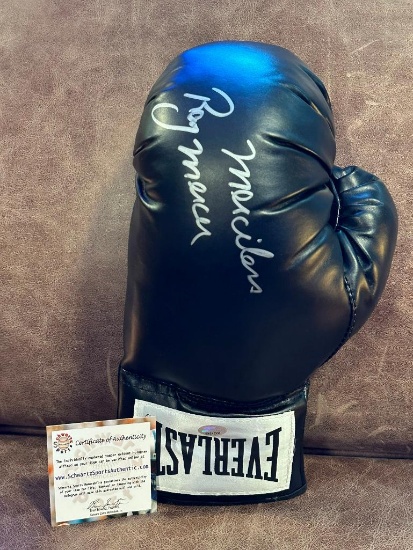 "Merciless" Ray Mercer Signed Everlast Black Glove w/ Schwartz COA