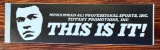 Rare, Muhammad Ali Bumper Sticker 