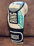 David Benavidez Signed Boxing Glove, Signed in Omaha Prior to Crawford Benavidez Fight