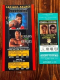 Authentic Full Tickets: Mike Tyson vs Tillman, George Foreman vs Rodrigues & Hearns vs Leonard 1981