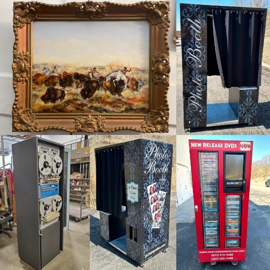 Photo Booths, Oil Painting & DVD Rental Machines