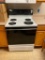 Hot Point / GE 4 Burner Electric Range/Oven, Black & White, Model: R B525B C3WH