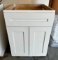 Base Cabinet w/ Drawer & Storage, White, NEW, See Images for Measurements