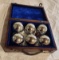 Set of Six Chinese Relaxation Balls w/ Case