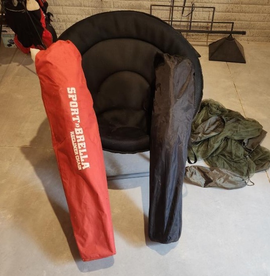 Portable Event Chairs and Papasan Chair
