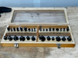 30 Pc. Router Bit Set, Complete w/ Wood Case